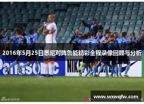 2016年5月25日悉尼对阵鲁能精彩全程录像回顾与分析